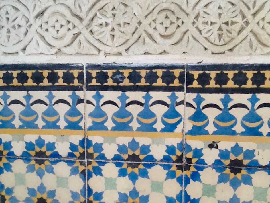Road Zara tiles galore...Medina, Marrakech